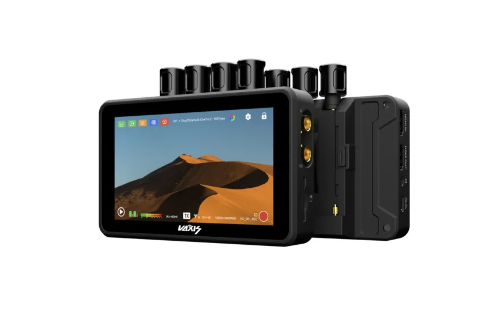 その他 Vaxis ATOM A5 SDI Wireless Monitor x 2 Vaxis Atom A5 SDI Transmitter and Receiver Wireless Video Monitor