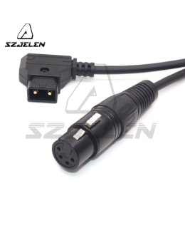 Dây nguồn D-Tap Cổng B sang dây nguồn cáp 4 chân XLR nữ 12V