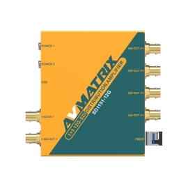 AVMATRIX SD1151-12G  - Bộ khuếch đại phân phối lại xung hỗ trợ tín hiệu 12G-SDI 1x5 AVMATRIX SD1151-12G  - Bộ khuếch đại phân phối lại xung hỗ trợ tín hiệu 12G-SDI 1x5