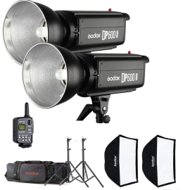 Bộ đèn Studio Godox Flash Kit - DP600III-D Bộ đèn Studio Godox Flash Kit - DP600III-D
