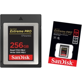 Thẻ Nhớ CFEXPRESS TYPE B CARD SANDISK EXTREME PRO 256GB 1700/1200MB/S Thẻ Nhớ CFEXPRESS TYPE B CARD SANDISK EXTREME PRO 256GB 1700/1200MB/S