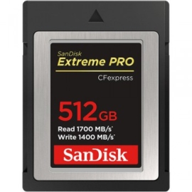 Thẻ Nhớ CFEXPRESS TYPE B CARD SANDISK EXTREME PRO 512GB 1700/1400MB/S Thẻ Nhớ CFEXPRESS TYPE B CARD SANDISK EXTREME PRO 512GB 1700/1400MB/S