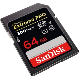 Thẻ Nhớ SDXC SANDISK 64GB 2000X 300MB/S UHS-II Thẻ Nhớ SDXC SANDISK 64GB 2000X 300MB/S UHS-II