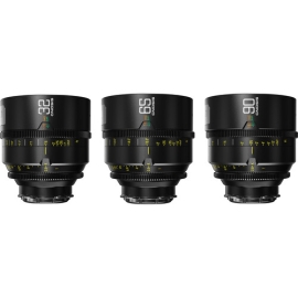 Bộ 3 ống kính Macro Prime 32, 65, 90mm T2.8 của DZOFilm (LPL có ngàm PL & EF) Bộ 3 ống kính Macro Prime 32, 65, 90mm T2.8 của DZOFilm (LPL có ngàm PL & EF)