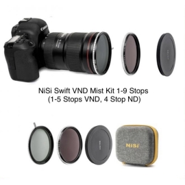 Filter NiSi Swift VND Mist Kit 1-9 Stops (1-5 Stops VND, 4 Stop ND) Filter NiSi Swift VND Mist Kit 1-9 Stops (1-5 Stops VND, 4 Stop ND)