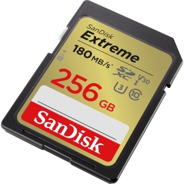 Thẻ Nhớ SANDISK SDXC EXTREME 256GB 180/130MB/S Thẻ Nhớ SANDISK SDXC EXTREME 256GB 180/130MB/S