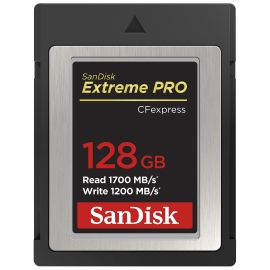 Thẻ Nhớ CFEXPRESS TYPE B CARD SANDISK EXTREME PRO 128GB 1700/1200MB/S Thẻ Nhớ CFEXPRESS TYPE B CARD SANDISK EXTREME PRO 128GB 1700/1200MB/S