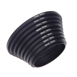 Tep ring Bộ 9 vòng điều hợp bộ lọc 37-49-52-55-62-67-72-77-82mm, từ nhỏ đến lớn Tep ring Bộ 9 vòng điều hợp bộ lọc 37-49-52-55-62-67-72-77-82mm, từ nhỏ đến lớn
