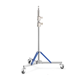 Chân đèn INOX bánh xe MD120 plus cao 3m05