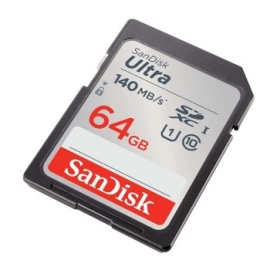 Thẻ nhớ SDXC SanDisk Ultra 64GB 140MB/s SDSDUNB-064G-GN6IN Thẻ nhớ SDXC SanDisk Ultra 64GB 140MB/s SDSDUNB-064G-GN6IN