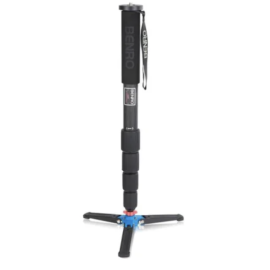 Benro C49TD Carbon Fiber 5 Section Monopod W/ 3-Leg Locking Base Benro C49TD Carbon Fiber 5 Section Monopod W/ 3-Leg Locking Base