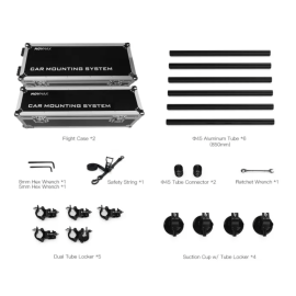 Movmax 45mm Car Mounting System Pro Kit