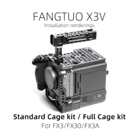 Bộ khung bảo vệ máy ảnh Fangtuo X3V fx3 30 – Thích hợp cho chụp dọc, cầm tay và gắn lên chân máy (Không bao gồm tophandle )
