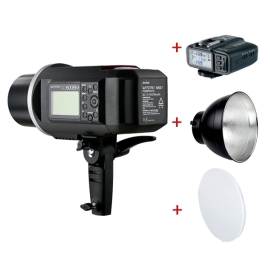 Combo Đèn ngoại cảnh Flash GODOX AD600BM + Trigger Godox X2 + Tản sáng