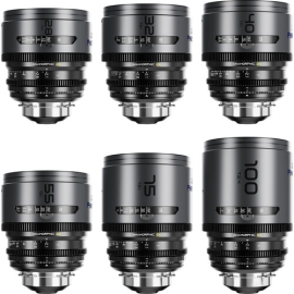 Bộ 6 ống kính DZOFilm PAVO 2x Anamorphic (Lớp phủ màu xanh, Ngàm PL/EF, Chân) Bộ 6 ống kính DZOFilm PAVO 2x Anamorphic (Lớp phủ màu xanh, Ngàm PL/EF, Chân)