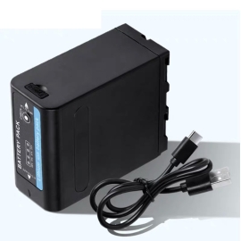 Pin NP-F990 có cổng type C 13.400mAh dùng cho đèn Led, Mornitor, Wireless Pin NP-F990 có cổng type C 13.400mAh dùng cho đèn Led, Mornitor, Wireless