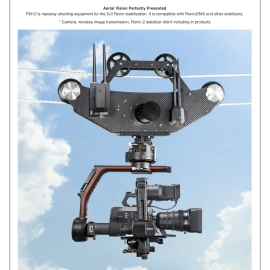 Green Bull FlyingKitty Cable Cam FM12III Hệ thống chụp cáp treo Tải trọng 12kg với DJI R2 Adapater Máy ảnh DSLR Điều khiển từ xa