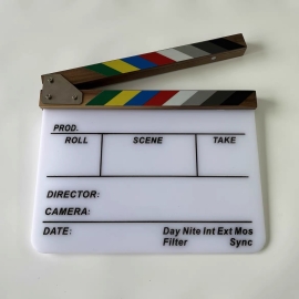 Bảng Clapperboard bằng gỗ cao cấp Bảng Clapperboard bằng gỗ cao cấp