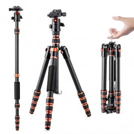 Chân máy Tripod K&F bằng sợi carbon C225C0+BH-25 (BA225) Chân máy Tripod K&F bằng sợi carbon C225C0+BH-25 (BA225)