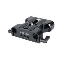 Tấm Đế Máy Ảnh Đa Năng NICEYRIG Với Kẹp Thanh Ray Cho DSLR Rig, Hệ Thống Hỗ Trợ Thanh Ray 15Mm Tấm Đế Máy Ảnh Đa Năng NICEYRIG Với Kẹp Thanh Ray Cho DSLR Rig, Hệ Thống Hỗ Trợ Thanh Ray 15Mm
