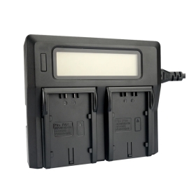 Sạc đôi dành cho Pin NPF 970/F960/F550/F570 có màn hình LCD hiển thị Sạc đôi dành cho Pin NPF 970/F960/F550/F570 có màn hình LCD hiển thị