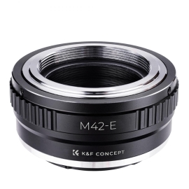 Bộ chuyển đổi ngàm ống kính tương thích với ống kính M42 sang máy ảnh NEX E-Mount Bộ chuyển đổi ngàm ống kính tương thích với ống kính M42 sang máy ảnh NEX E-Mount