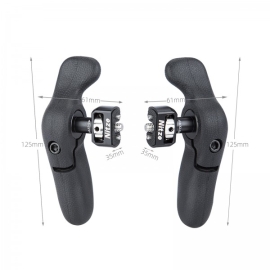 Bộ tay cầm bên Nitze có vít 1/4" và chốt định vị có thể tháo rời - PA32D