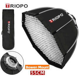 Softbox Bát giác TRIOPO K2-55/K2-65/K2-90/K2-120 thao tác nhanh Bowens
