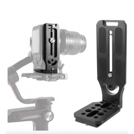 Tấm đế chữ L tháo lắp nhanh có thể gập lại cho máy ảnh Nikon, Sony Đầu bi chân máy Arca Swiss Tấm đế chữ L tháo lắp nhanh có thể gập lại cho máy ảnh Nikon, Sony Đầu bi chân máy Arca Swiss