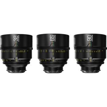 Bộ 3 ống kính Macro Prime 32, 65, 90mm T2.8 của DZOFilm (LPL có ngàm PL & EF)