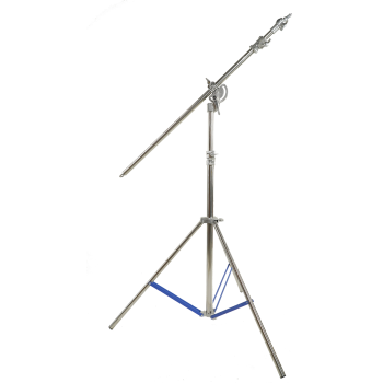 Chân đèn boom MZI2800 2in1 Inox