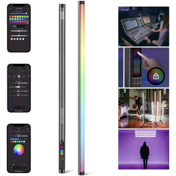 NEEWER TL120C RGB Tube Light with APP/2.4G/DMX Control 