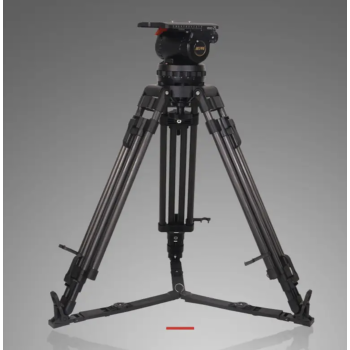 JIEPAI V25T PRO 150MM Bát Chuyên Nghiệp Sợi Carbon Video Phim Chân Máy Ảnh Chất Lưu Đầu Nhôm Chân Máy 30KG Cho ARRI Đỏ