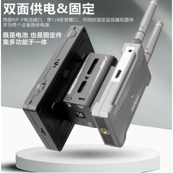 Pin NP-F hai mặt thay thế cho Sony NP-F970/550/770 dùng để truyền hình ảnh màn hình chụp ảnh đèn nền