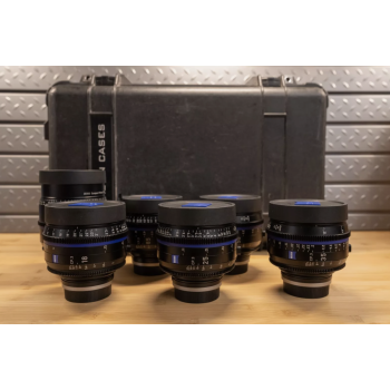 Zeiss CP3 3 EF Mount 6 Lens Set- 18,25,35,50,85,135mm