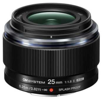 Ống kính OM SYSTEM M.Zuiko Digital 25mm F1.8 II ngàm Micro Four Thirds