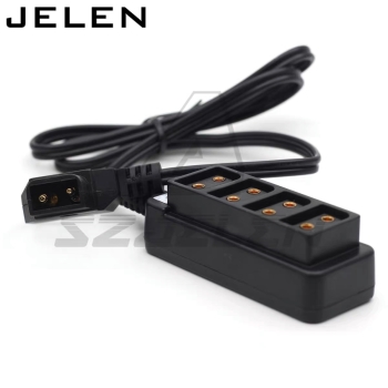 Dây cáp Chia 4 cổng nguồn IWO Dtap Male sang Dtap Female cho pin Máy ảnh