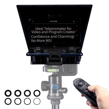 FEELWORLD TP2 8 "Portable Teleprompter Up 8" Điện thoại thông minh Tablet Prompter cho Máy ảnh DSLR