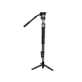 Chân đơn Monopod Carbon Sirui P-424 FL + Ballhead VH10