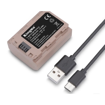 Pin NP-Fz100 Kingma cho sony máy ảnh kỹ thuật số KingMa USB-C 2000mAh