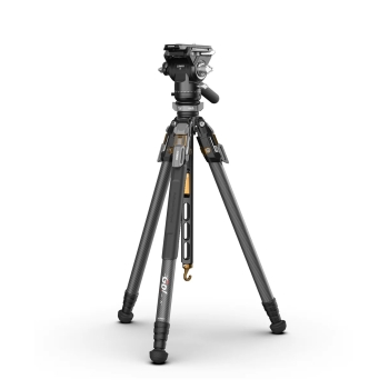 Chân máy COMAN T1SV5 bằng sợi carbon, mở nhanh, 68,9 inch, dùng cho quay phim và chụp ảnh, kèm đầu xoay thủy lực.
