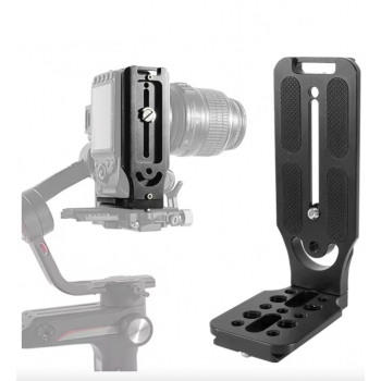 Tấm đế chữ L tháo lắp nhanh có thể gập lại cho máy ảnh Nikon, Sony Đầu bi chân máy Arca Swiss