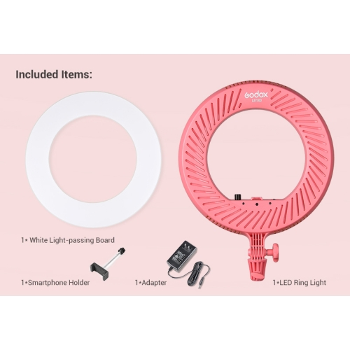 Đèn Godox ledring LR180B LR180P