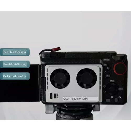 Quạt tản nhiệt cho camera tương thích với Zve1, a7m4, a7s3