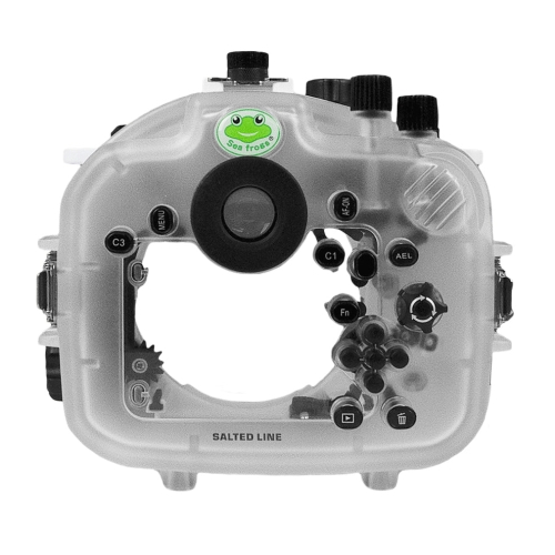 Sony A7S III Salted Line series 40M/130FT Waterproof camera housing with Standard port. White