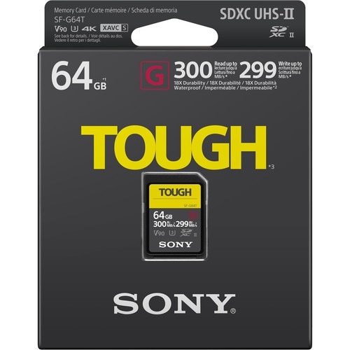 Thẻ  Nhớ Sony TOUGH SDXC 64GB (SF-G64T/T1)