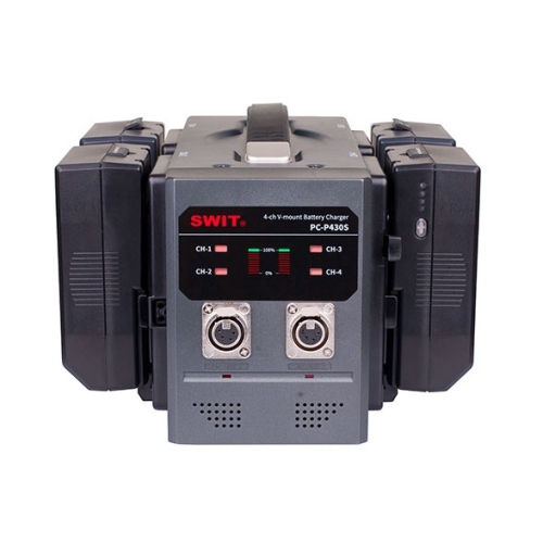 SWIT Bộ sạc siêu nhanh 4-ch V-mount PC-P430S| Pin Máy Ảnh