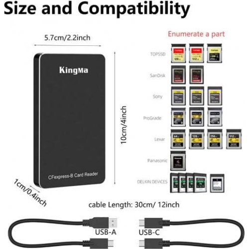 ĐẦU ĐỌC THẺ KINGMA CFEXPRESS TYPE B