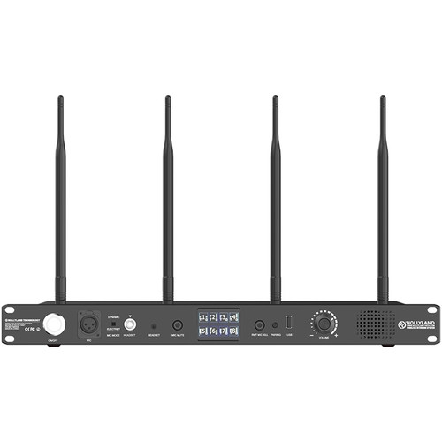 Hollyland Syscom 1000T-8B Hệ thống liên lạc song công hoàn toàn với tám bộ thắt lưng và tai nghe