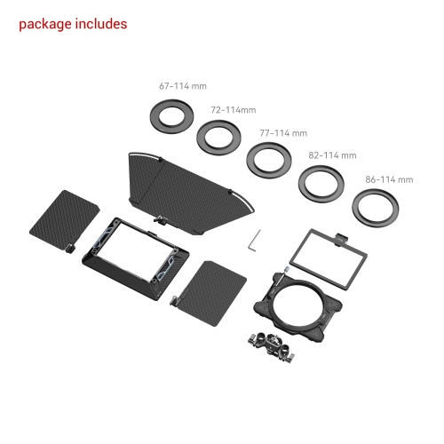 Multifunctional Modular Matte Box (Φ114mm) Basic Kit